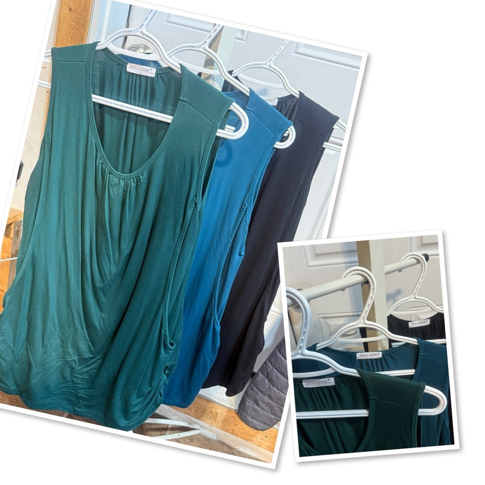 Smallshow side nursing tops (3) L - NWOT